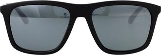 Emporio Armani Stijlvolle Zonnebril - Dames - Zonnebrillen - Zwart - 55 MM - Accessoires