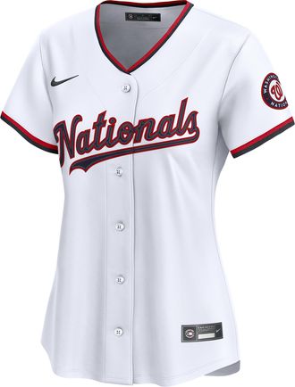 Nike Washington Nationals Womens Nike Womens Dri-FIT ADV MLB Limited Jersey in White | LM2WWTHOWTL-1U2