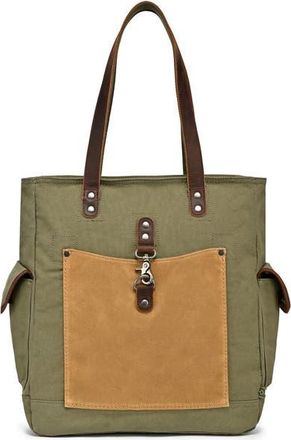 TSD Brand Valley and Sky Spacious Adventure Tote in Olive at Nordstrom