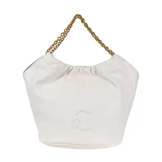 Coccinelle Tassen, Dames, Wit, ONE Size, Leer, Mini Schoudertas