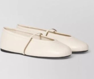 Miu Miu leather ballerina shoes