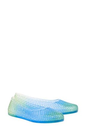 Ancient Greek Sandals Iro Mesh Jelly Flat in Blue/Green at Nordstrom, Size 12Us