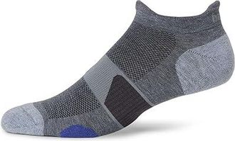 Balega Ultraglide No Show Tab Athletic Shoes Grey Heather : XL (US Mens Shoe 12-14 - Womens Shoe 13.5-15.5), Nylon/Polyester