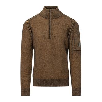 C.P. Company C.p. Company - Polo Fleece - Heren - Truien - Bruin - Maat: L Fleece