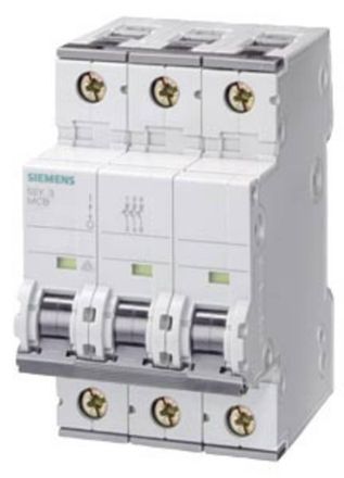 SIEMENS Interruptor Autom&aacute;tico Siemens 16 A 3 Polos C Gris