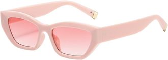 Generic Woman Outdoor Shopping Street Photography Sunglasses Man Vacation Sports Driving Sun Glasses(Pink)
