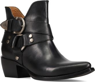 Frye Sacha Harness Bootie in Black at Nordstrom Rack, Size 9.5