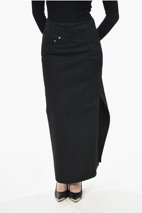 Loewe Cotton Unstructured Pencil Skirt size 42