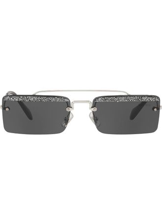 Miu Miu Eyewear Occhiali da sole Soci&eacute;t&eacute; - Argento