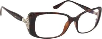 Bulgari Pre-owned Accessories, female, Brown, Size: ONE SIZE Pre-owned Plastic Sunglasses