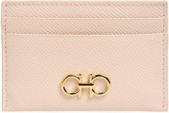 Ferragamo Gancini Leather Card Case in Ballet/Macaron at Nordstrom