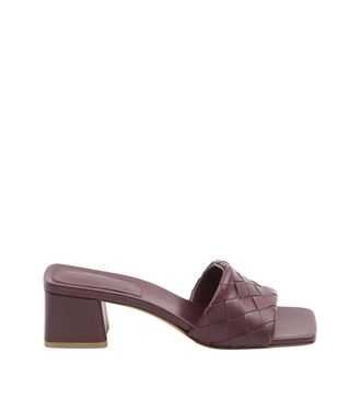 Bottega Veneta Maroon Parco Barolo Heels