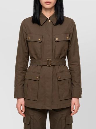 Burberry gabardine fitted jacket