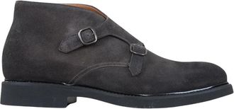 Doucal's Schoenen - Heren - Enkellaarsjes - Grijs - 44 EU - Leer - Schoenen