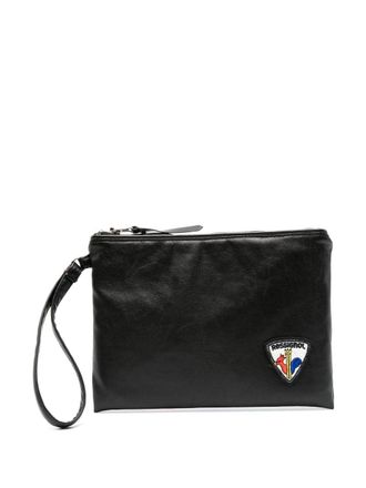 Rossignol Kassi graphic-print clutch bag - women - Polyester - One Size - Black
