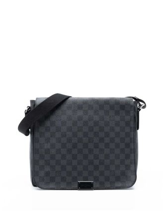 Louis Vuitton 2013 Damier Graphite Daniel MM crossbody bag - Black