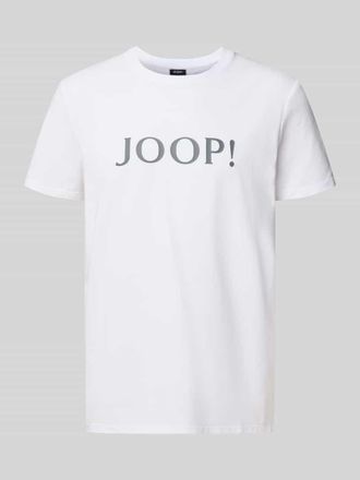 Joop T-Shirt mit Logo und Rundhalsausschnitt in Weiss, Gr&ouml;&szlig;e XXL