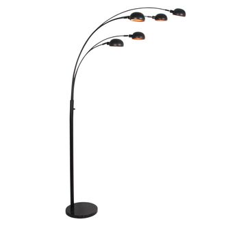 Steinhauer L&aacute;mpara De Pie - Negro - Pentra - M&aacute;rmol Metal - L&aacute;mpara De Arco