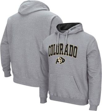 Colosseum Mens Colosseum Heather Gray Colorado Buffaloes Arch & Logo 3.0 Pullover Hoodie at Nordstrom, Size Xx-Large