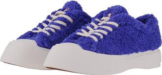 Marni Mens Pablo Low Sponge Sneaker In Royal Blue