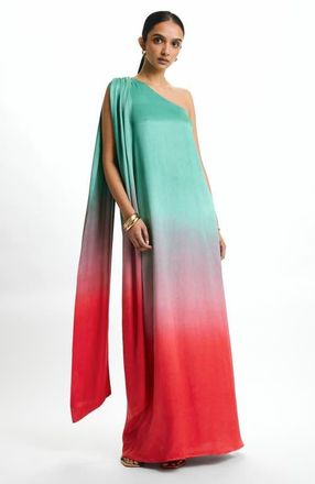 Diarrablu Raya Gown Fsc Certified Viscose Ombra Popsicle at Nordstrom, Size 3X-Large