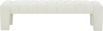 Safavieh Couture Bellissima Channel Tufted Bench