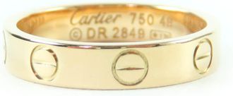 Cartier Love Pink Gold Pink Gold (18K) Band Ring (Pre-Owned)