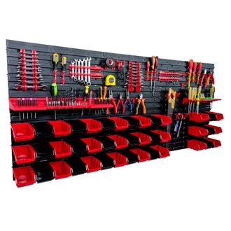 OEM Pannello Portautensili Da Officina 172x78 Cm + 42 Vassoi