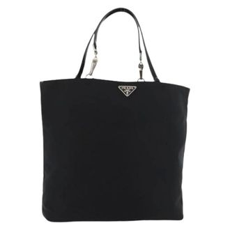Prada Pre-owned Tote Bags, female, Black, Size: ONE SIZE Pre-owned Vintage Tote Bag
