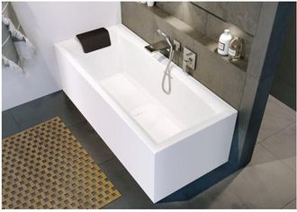 Riho Still Square Ba&ntilde;eras Rectangulares, Versi&oacute;n Plug&play, - Riho