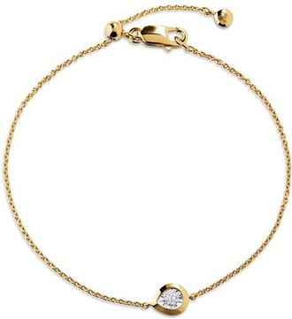Monica Vinader Lab Grown Diamond Pear Bracelet in 18Ct Gold Vermeil /Lab Dia at Nordstrom