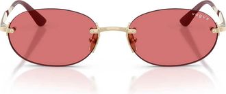 Vogue Sunglasses Vo4342 S 848/75 Pale Gold/Red Women