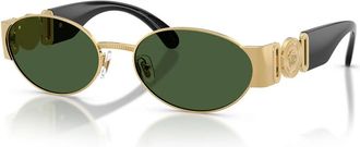 Versace Ve 2299 Zonnebril - unisex - Zonnebrillen - Geel - 56 MM - Accessoires