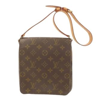 Louis Vuitton Pre-owned Cross Body Bags, female, Brown, Size: ONE SIZE Pre-owned Vintage Canvas Cross Body Bag