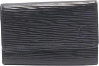 Louis Vuitton Pre-owned Keycase - Dames - Vintage Accessoires - Zwart - ONE Size - Leer - Vintage
