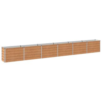 vidaXL Cama De Jard&iacute;n Elevada Madera Marr&oacute;n 480 X 40 X 55 Cm Vidaxl