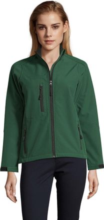 SOLS Dames/Dames Roxy Soft Shell Jas (Fles groen)