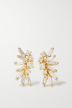 Suzanne Kalan Orecchini In Oro 18 Carati Con Diamanti