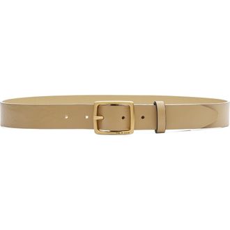 Rag & Bone Boyfriend Leather Belt in Dune at Nordstrom, Size Small