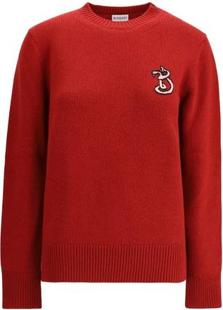 Burberry B Snake Wool Cashmere Sweater, Size XX-Small