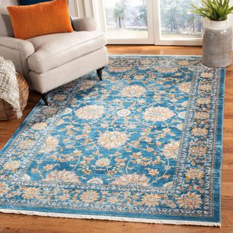 Safavieh Vintage Persian Machine Made Area Rug, Turquoise / Multi Traditional Style