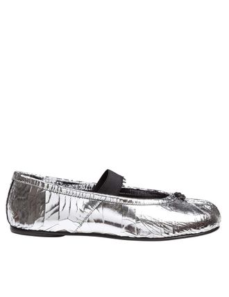 Maison Margiela Broken Mirror Effect Ballet Flats