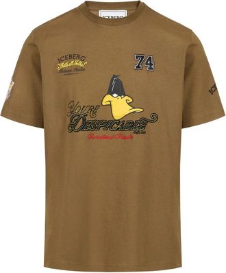 Iceberg Looney Tunes T-Shirt - Heren - T-shirts - Groen - L - Katoen - Tops