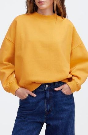 Madewell Relaxed Mock Neck Sweatshirt in Pollen at Nordstrom Rack, Size Xx-Small
