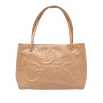 Chanel Bolso Tote Vintage Pre-owned - Pre-owned - Mujer - Beige - ONE SIZE