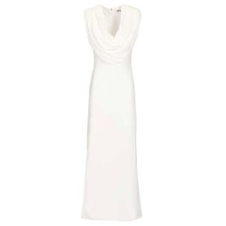 Rotate Rotate Birger Christensen, Dames, Jurken, Wit, Maat: M Viscose