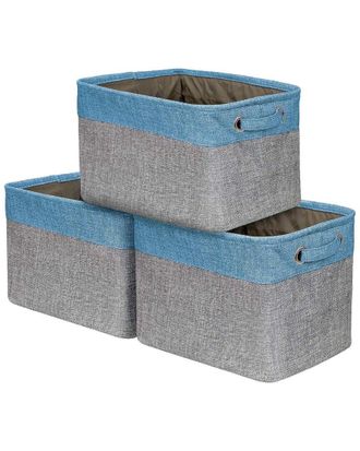 Sorbus Set of 3 Twill Storage Basket Set