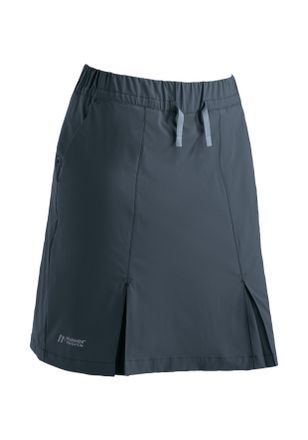 Maier Sports Skort MAIER SPORTS Fortunit Shortin W, Damen, Gr. 46, blau (graublau), 100% Polyester, R&ouml;cke Skort, atmungsaktiver Damen Rock mit integrierter Short, 