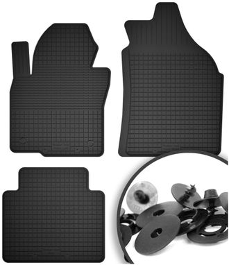 OEM Alfombrillas De Goma + Topes Para: Bmw Serie 2 F46 De 7 Plazas (2015-2022)