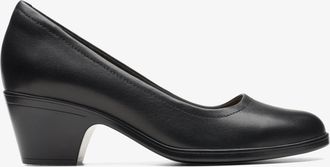 Clarks Emily2 Ruby Zwarte Leren Schoenen